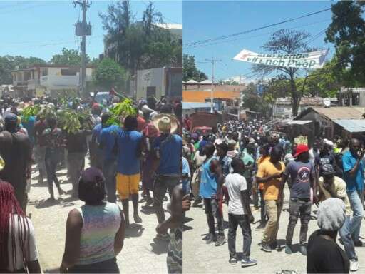 Haïti : manifestation à Hinche, le PM Ariel Henry de retour au pays - Hinche