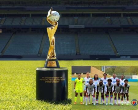 Football: le trophée du mondial féminin de la FIFA sera de passage en Haïti le 15 avril prochain - Corventina, Coupe du monde, Fhf, Grenadières, Haïti