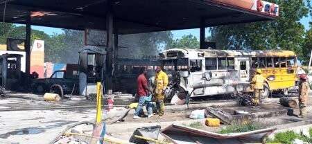 Incendie dans une station-service DNC à Bon repos, des dégâts considérables - Bon-Repos