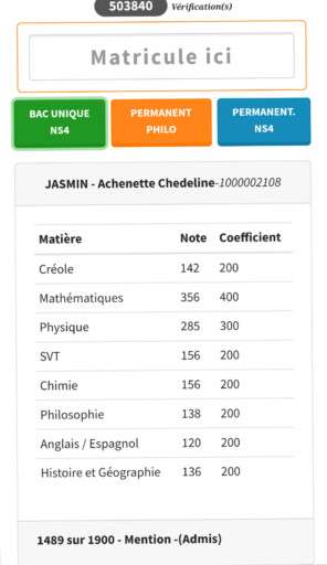 Bac juillet 2022: Achenette Chedeline Jasmin lauréate pour les Nippes - Achenette Chedeline Jasmin, bac, Lauréate, MENFP